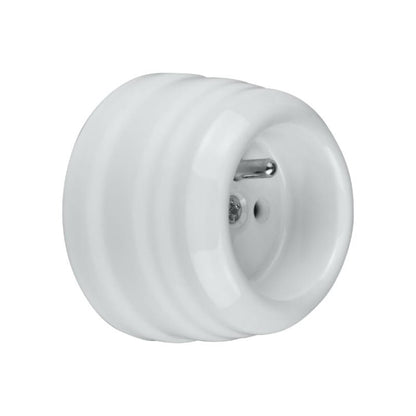 Porcelanowe gniazdo natynkowe, VINTAGE, białe