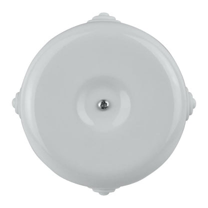 Porcelanowa puszka instalacyjna, natynkowa, VINTAGE, biała